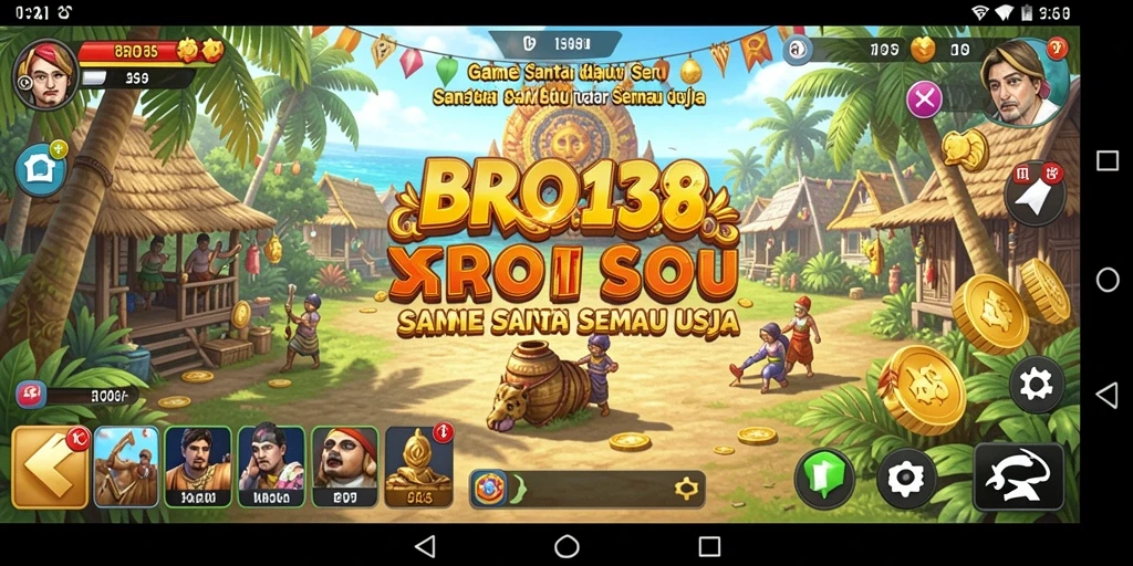 Tangkapan layar gameplay BRO138 yang penuh warna dan menarik.