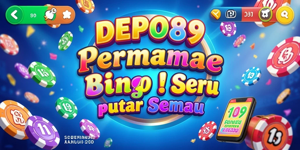 Tampilan utama DEPO89 yang menampilkan serunya permainan Bingo.