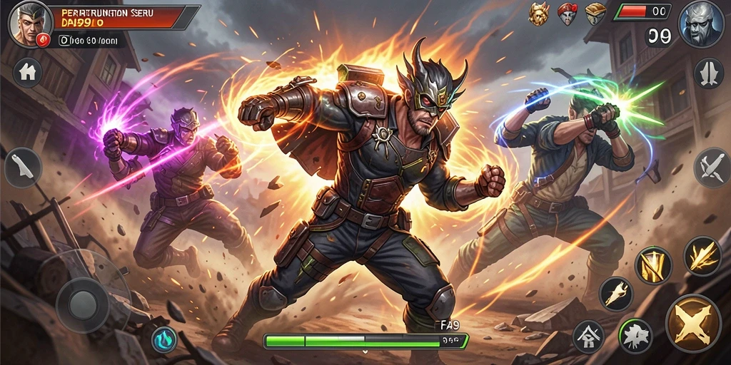 Tampilan gameplay FA99 yang menantang dan mendebarkan.