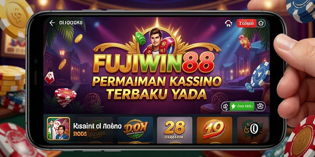 Screenshot utama FUJIWIN88 menampilkan gameplay kasino yang seru dan interaktif.