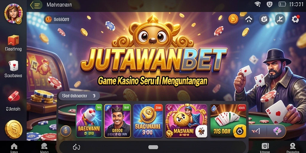 Tampilan menarik dari gameplay Kasino JUTAWANBET.