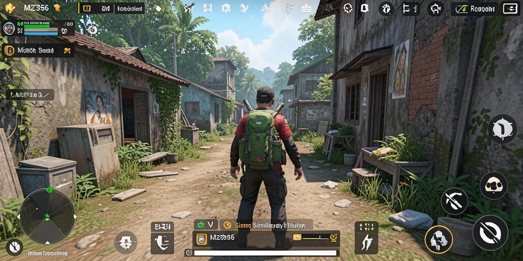 Tampilan gameplay menarik dari MZ356 dalam simulasi kehidupan.