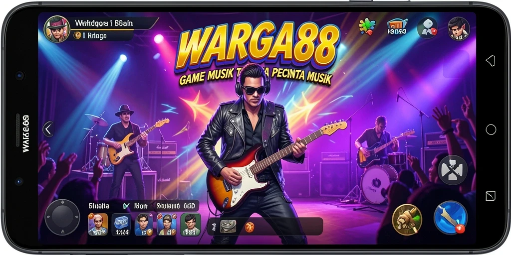 Tampilan menarik dari gameplay WARGA88 yang menyajikan musik berkualitas.